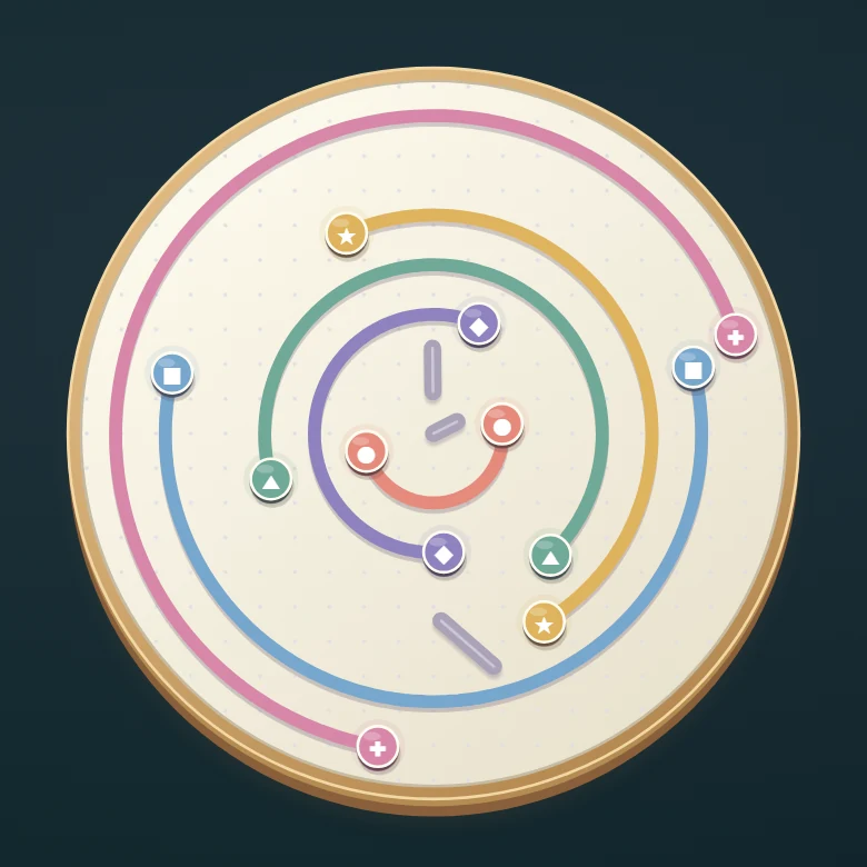 컬러 루프 40번 스테이지 모든 조건을 맞춘 완료 화면